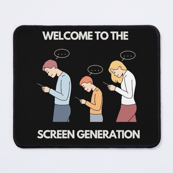 Item preview, Smartphone Addiction T-shirt unisexe/ Screen generation/ Anti-social media T-shirt/ Critical social t-shirt designed and sold by LiliMimiCraftfy.