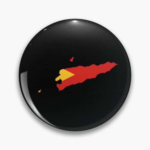 Item preview, Flag Map of Timor Leste designed and sold by feether-store.