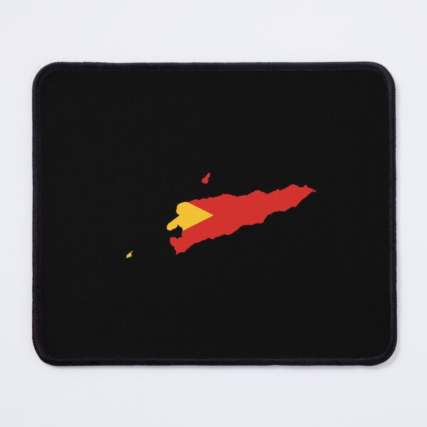 Item preview, Flag Map of Timor Leste designed and sold by feether-store.