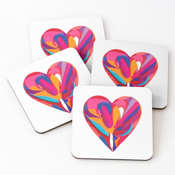 Item preview, MULTICOLOR HEART DESIGN  designed and sold by asudesign.