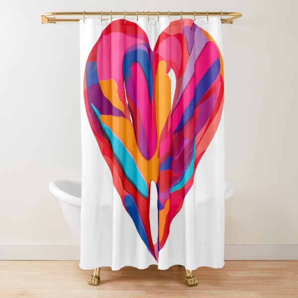 Item preview, MULTICOLOR HEART DESIGN  designed and sold by asudesign.