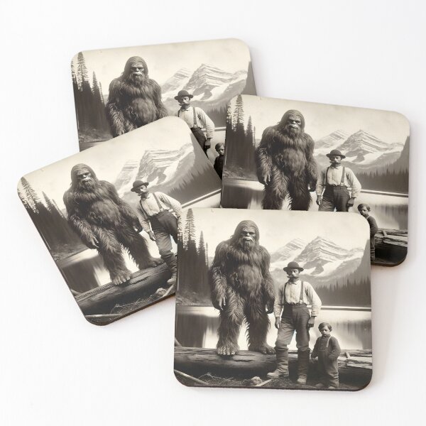 Item preview, Sasquatch Mountain Man Boy Pose For A Photograph designed and sold by scooterbaby.