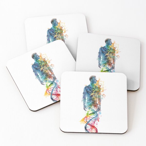 Item preview, DNA Man Splash ART science into a visually stunning experienc designed and sold by fluidwatercolor.