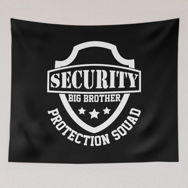 Item preview, Security Big Brother Protection Squad Funny Bro Tee designed and sold by Kieran Abbott.