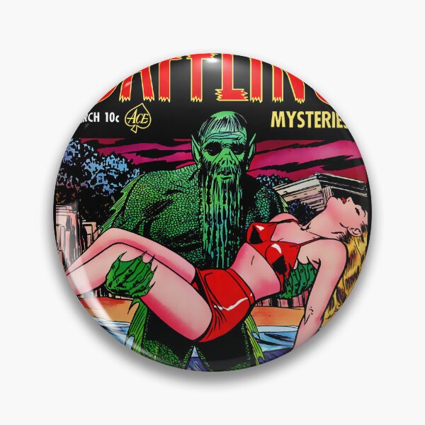 Item preview, Baffling Mysteries No 7 1952 retro Comic Book Cover designed and sold by ArchimedesPrime.