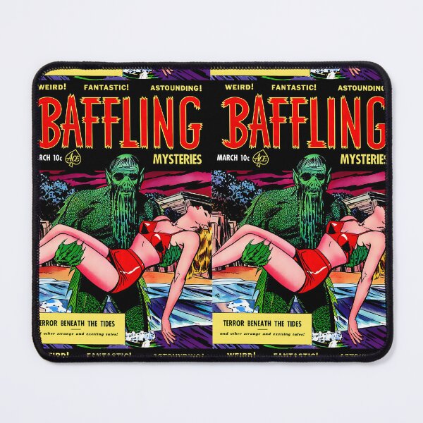 Item preview, Baffling Mysteries No 7 1952 retro Comic Book Cover designed and sold by ArchimedesPrime.