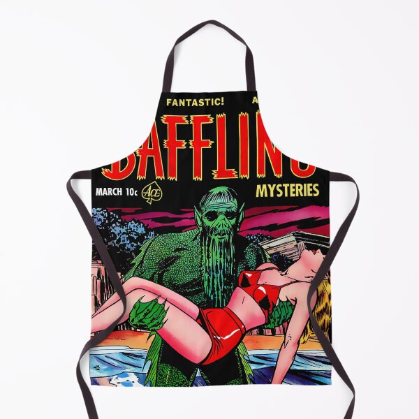 Item preview, Baffling Mysteries No 7 1952 retro Comic Book Cover designed and sold by ArchimedesPrime.