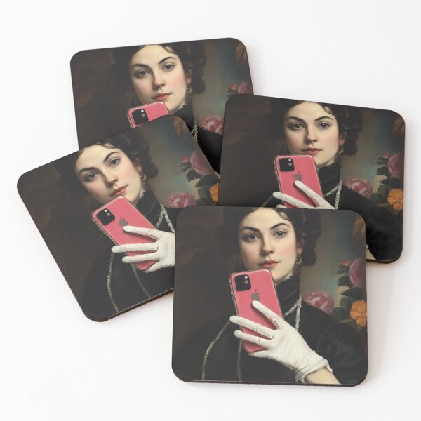 Item preview, New Antique Self Portrait  / Collage Art designed and sold by THE ART CONCEPT GALLERY.