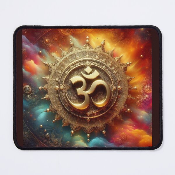 Item preview, Gold Cosmic Om designed and sold by SimpleAsSymbol.