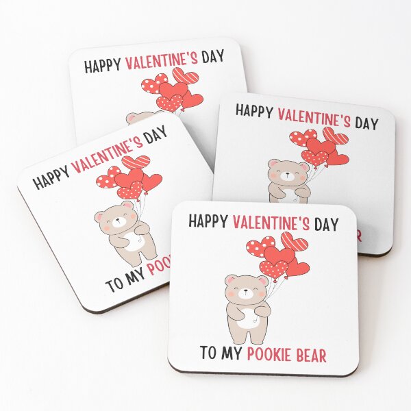 Item preview, Happy valentine's day to my pookie bear | valentine's day wishes designed and sold by PurpleWay.