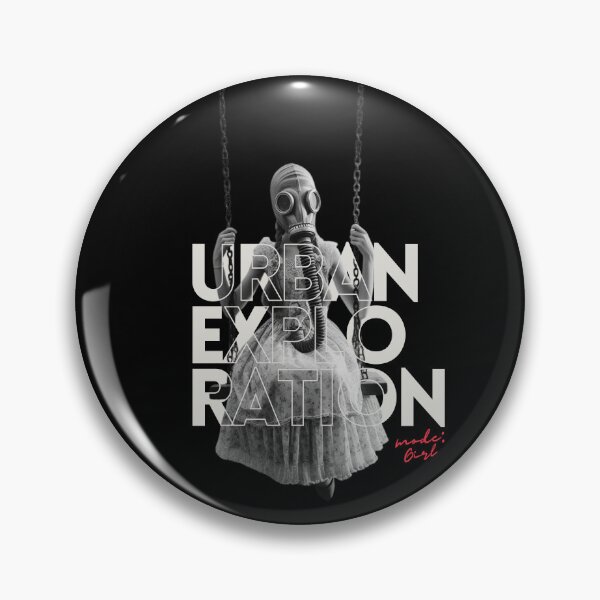 Item preview, Urban Exploration : Gas mask girl designed and sold by BuildingHacking.