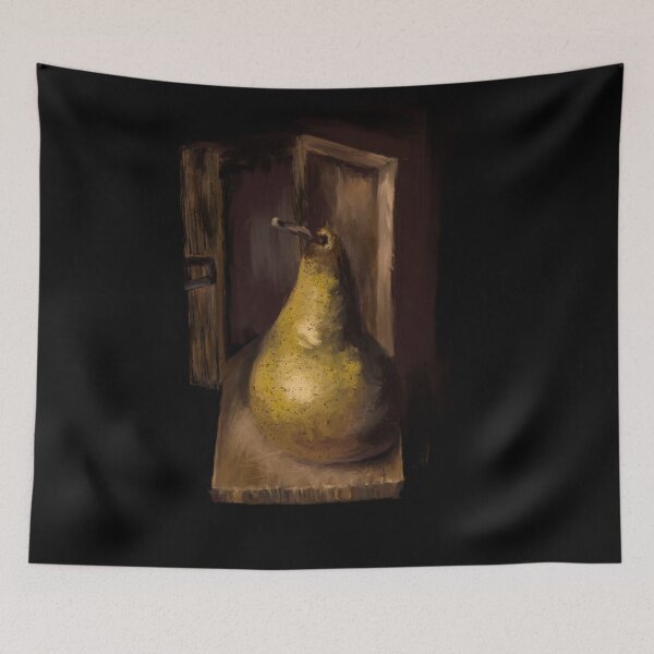 Item preview, Pear Wood Box Painting Renaissance Style designed and sold by missdebi27.