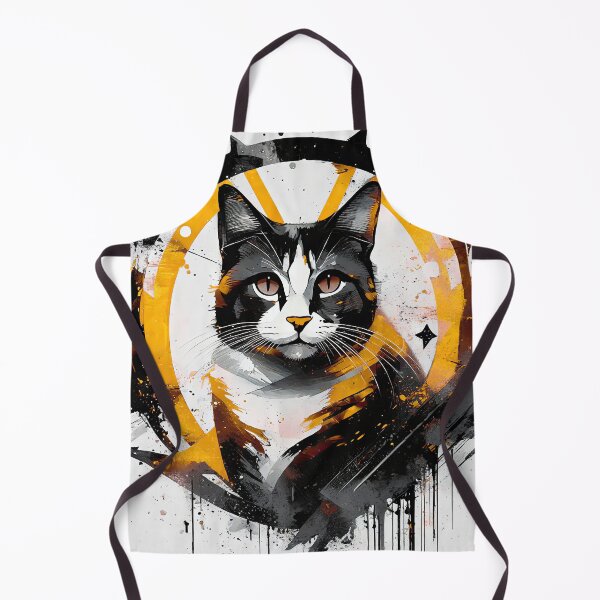 Item preview, Solar Flare Feline - Abstract Cat Artistry designed and sold by bsilvia.