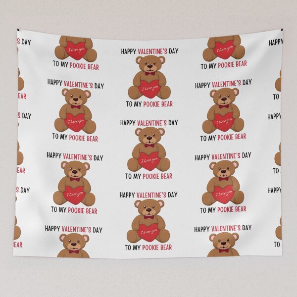 Item preview, Happy valentine's day to my pookie bear | valentine's day quotes designed and sold by PurpleWay.