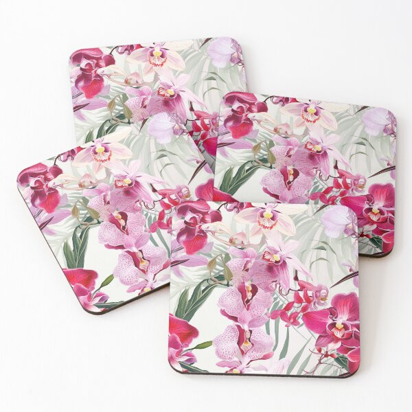 Item preview, Orchid Tile 09: Masquerade in Bloom, Spotted and Striped Exotica in Vibrant Hues designed and sold by TheBrainArt.