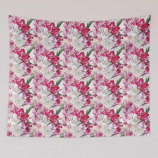 Item preview, Orchid Tile 09: Masquerade in Bloom, Spotted and Striped Exotica in Vibrant Hues designed and sold by TheBrainArt.
