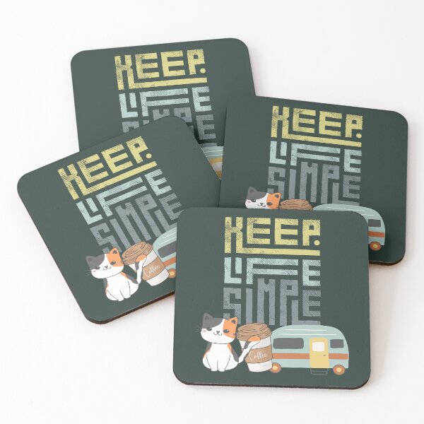 Item preview, Life Of Cats Camping Coffee designed and sold by ChunkyMonty.