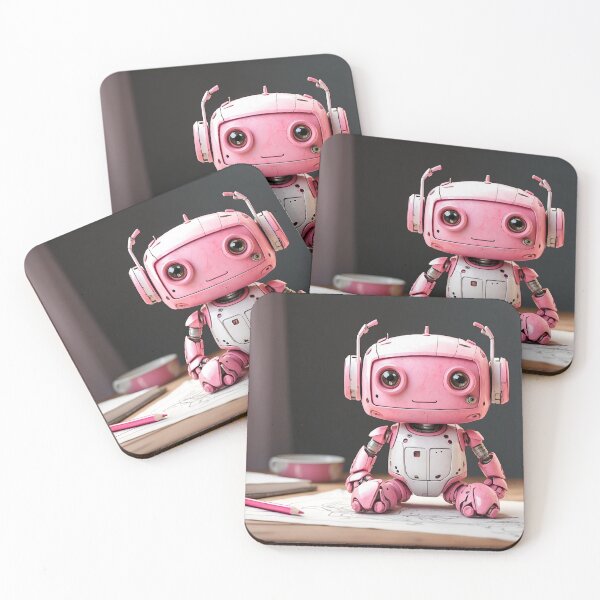 Item preview, Creative Circuitry - Pink Robot Drawing designed and sold by MachineDesigned.