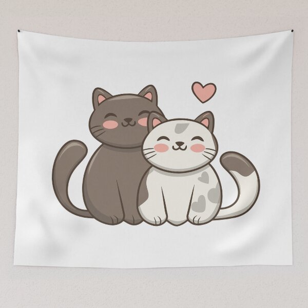 Item preview, two love cats   designed and sold by jkrphoto.