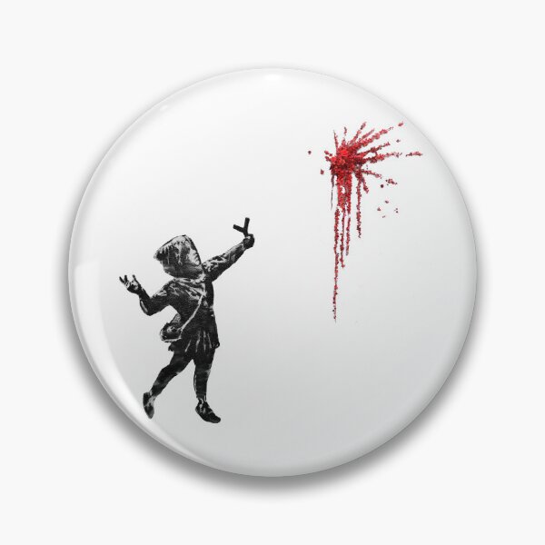 Item preview, Banksy - Valentine Slingshot designed and sold by FellOffAFirefly.