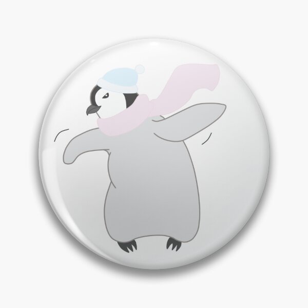 Item preview, Dacing penguin wearing a hat  designed and sold by sleepylunasek.