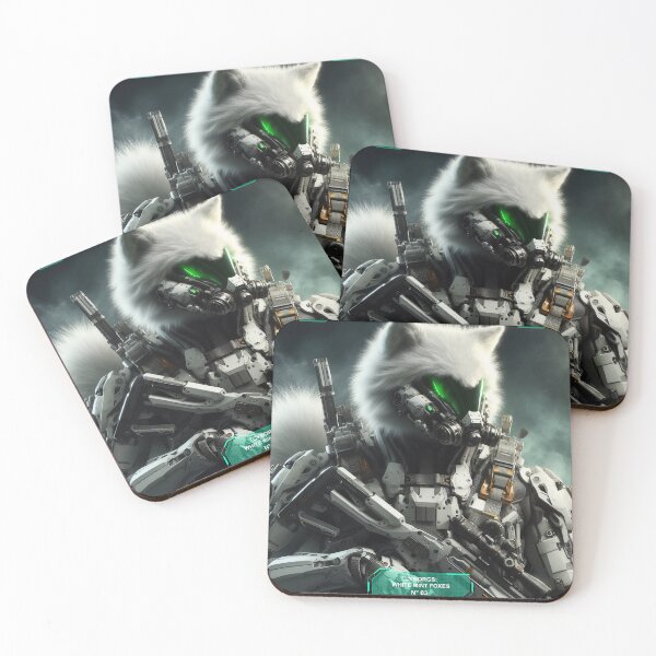 Item preview, Cyborgs: White Mint Foxes 03 designed and sold by Reinkkaoss.