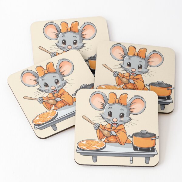 Item preview, Cute mouse cooking  designed and sold by Culmika.