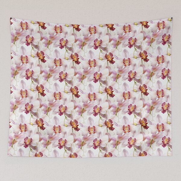 Item preview, Orchid Tile 10: Masquerade in Bloom, Spotted and Striped Exotica in Vibrant Hues designed and sold by TheBrainArt.