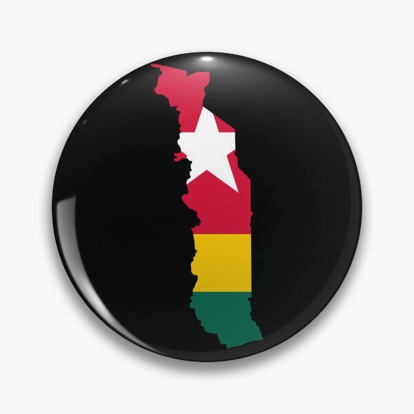 Item preview, Flag Map of Togo designed and sold by feether-store.