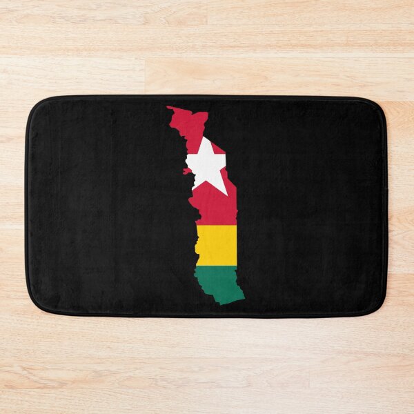 Item preview, Flag Map of Togo designed and sold by feether-store.