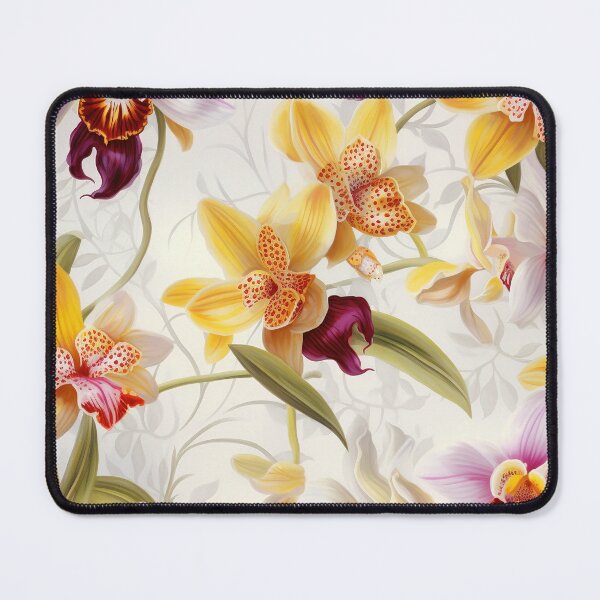 Item preview, Orchid Tile 11: Masquerade in Bloom, Spotted and Striped Exotica in Vibrant Hues designed and sold by TheBrainArt.