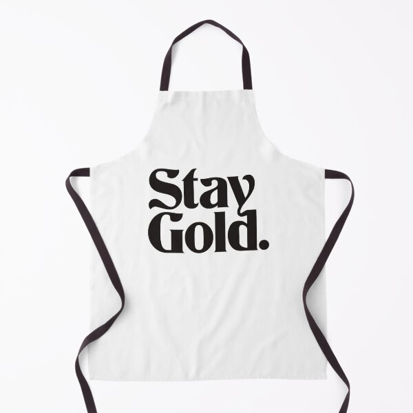 Item preview, Stay Gold Funky Typography Logo (Black) designed and sold by 80sKidd.