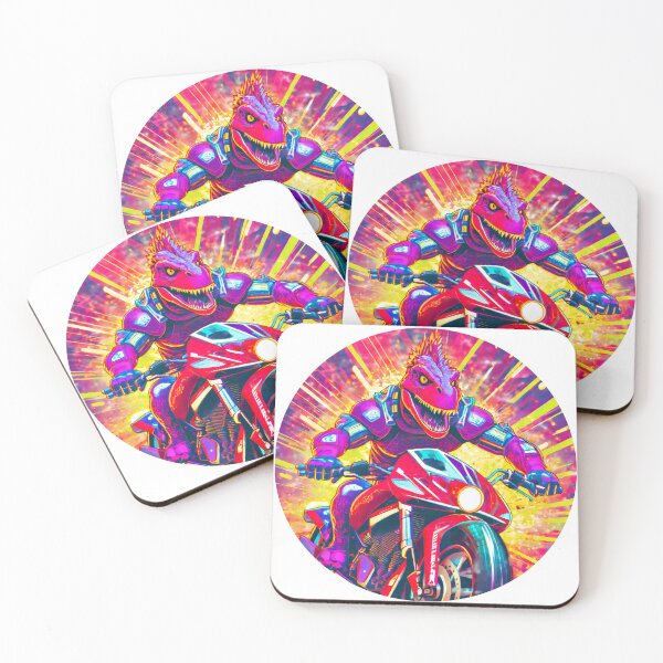 Item preview, Wild Dinosaur on a Motorcycle designed and sold by BADESIGNZZ.