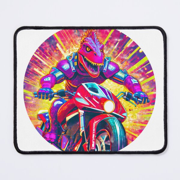 Item preview, Wild Dinosaur on a Motorcycle designed and sold by BADESIGNZZ.