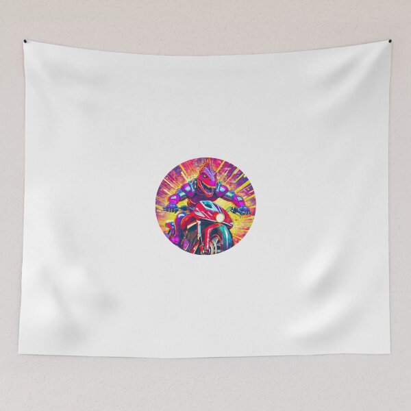 Item preview, Wild Dinosaur on a Motorcycle designed and sold by BADESIGNZZ.