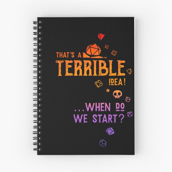 Item preview, Terrible Idea - in color | Dungeons and Dragons strategy | DnD designed and sold by keyvei.