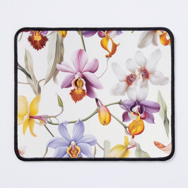 Item preview, Orchid Tile 12: Masquerade in Bloom, Spotted and Striped Exotica in Vibrant Hues designed and sold by TheBrainArt.