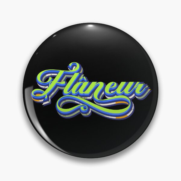 Item preview, Flaneur | Floral Typography designed and sold by Leo-Stride.