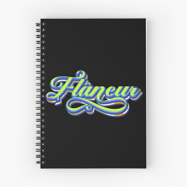 Item preview, Flaneur | Floral Typography designed and sold by Leo-Stride.
