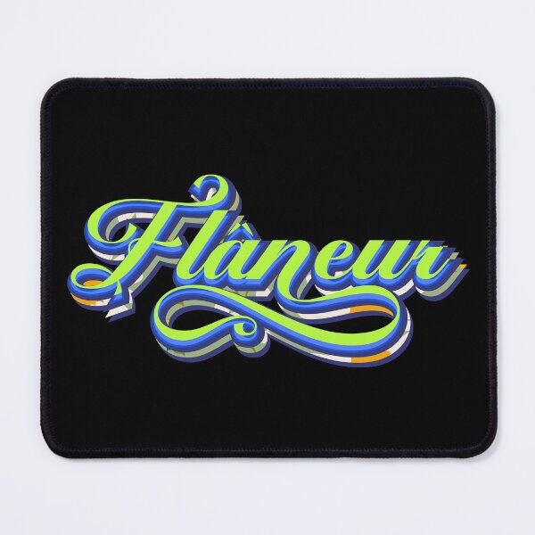 Item preview, Flaneur | Floral Typography designed and sold by Leo-Stride.