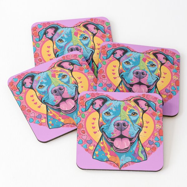Item preview, Cuty Pitbull Hearts designed and sold by rereplay.