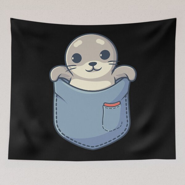 Item preview, seal in pocket designed and sold by jkrphoto.