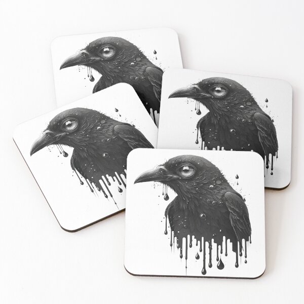 Item preview, the crow designed and sold by nerdyrock.