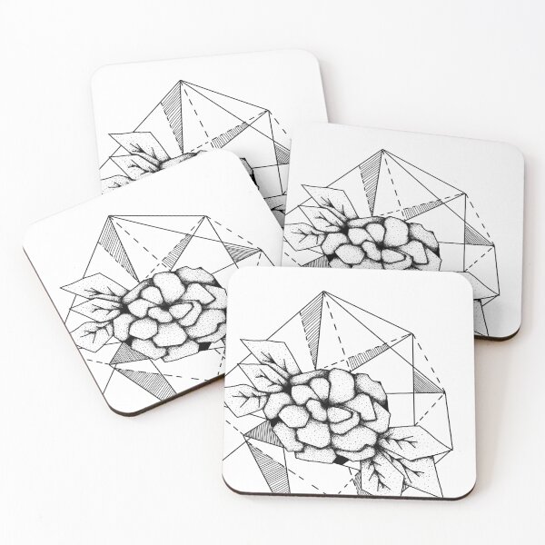 Artikelvorschau, geometrische Rose entworfen und verkauft von ventenart.