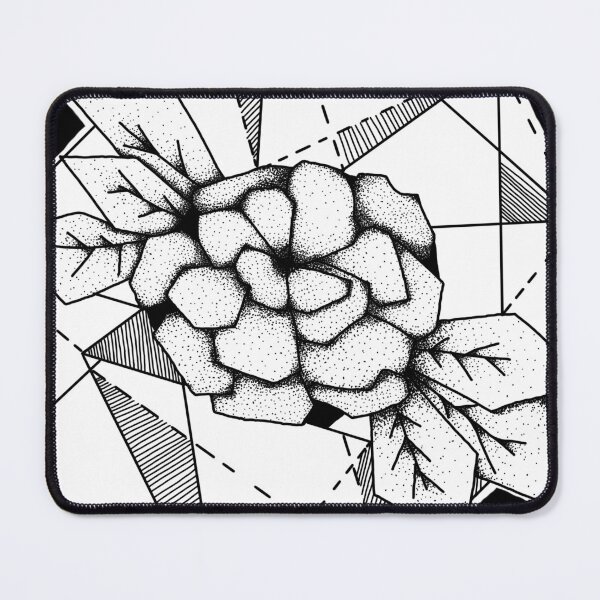 Item preview, geometric rose designed and sold by ventenart.