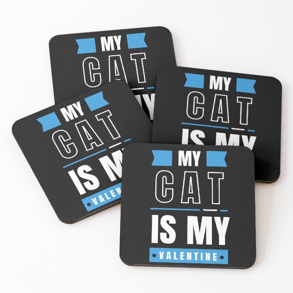 Item preview, My Cat Is My Valentine, Cat Lover designed and sold by saloui.