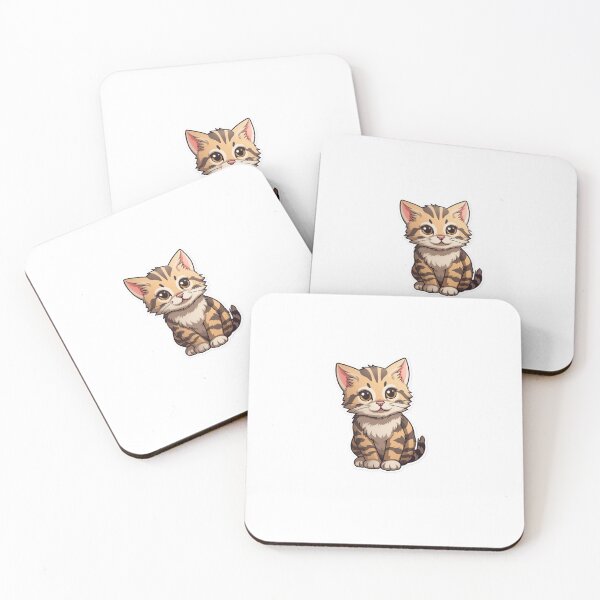 Item preview, Wildcat Kawaii UK Animal Inspired Art and Stickers designed and sold by CDC40.