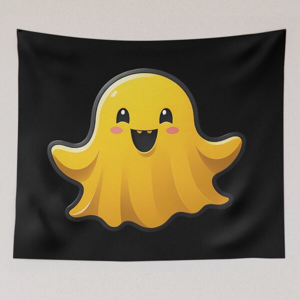 Item preview, Smiling Shadow: The Funny Yellow Ghost designed and sold by Artedig.