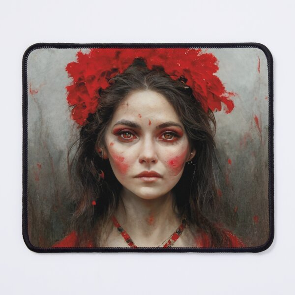 Item preview, Beautiful red Slavic witch designed and sold by LuckyFamily.
