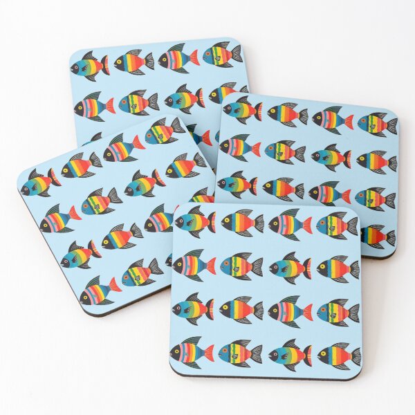 Item preview, Funky Rainbow Fish designed and sold by Woop Woop .